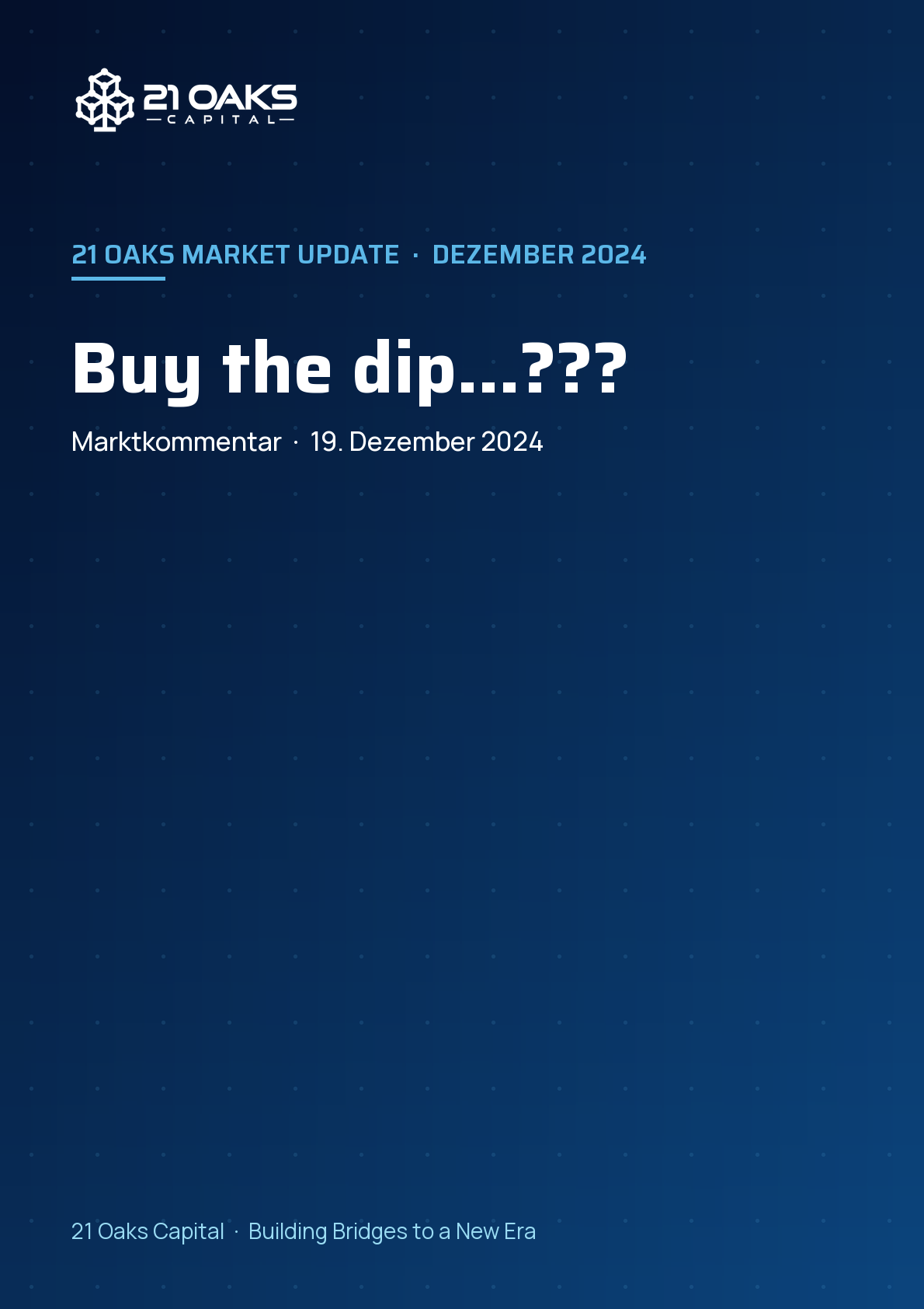 Buy the dip…???