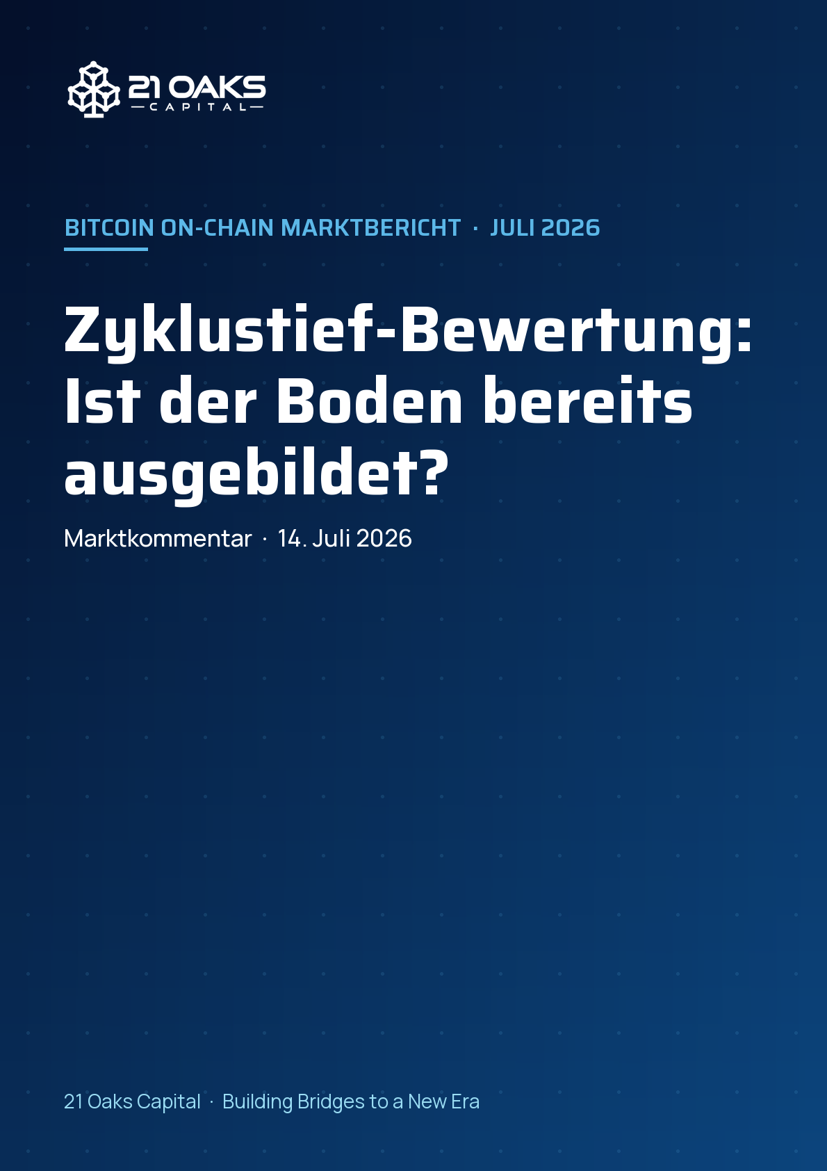 Zyklustief-Bewertung: Ist der Boden bereits ausgebildet?